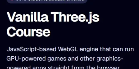 Vanilla Three.js Course