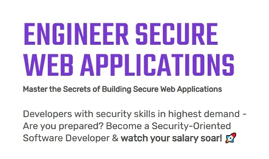 Web Security Dev Academy – 12-week online program Web Security Dev Academy - 12-week online program
