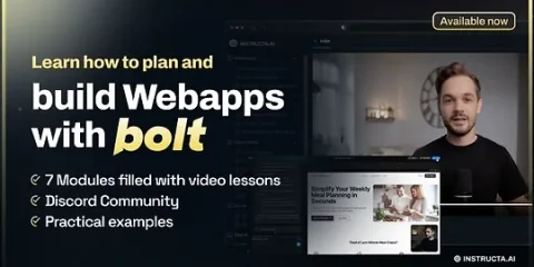 Learn to build Web Apps with Bolt.new and AI