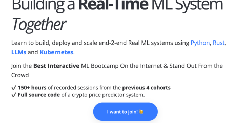 Building a Real-Time ML System Together Building a Real-Time ML System Together
