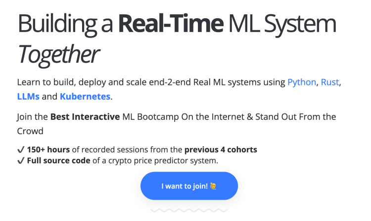 Building a Real-Time ML System Together