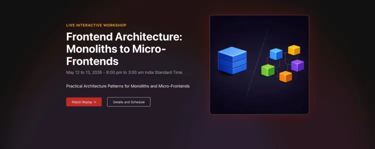 Frontend Architecture Monoliths to Micro Frontends