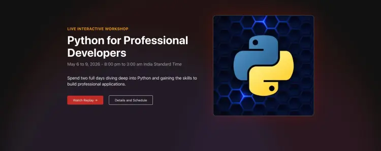 Python for Professional Developers