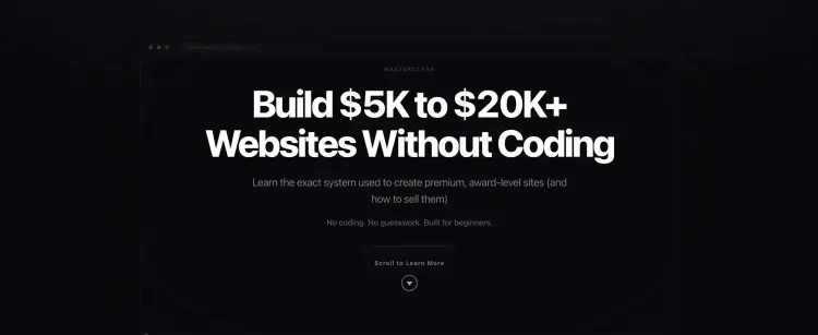 Zera Studio – Masterclass The Award-Winning Web Developer