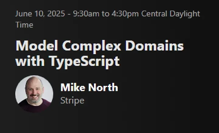 Model Complex Domains with TypeScript