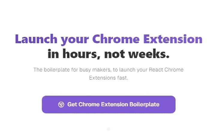 React Chrome Extension boilerplate