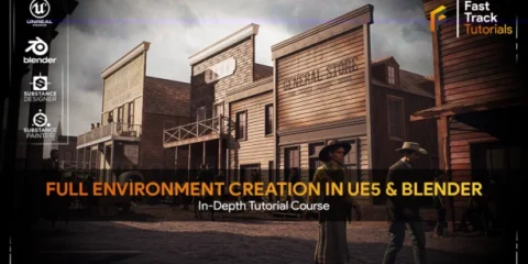 Full Environment Creation in UE5 & Blender