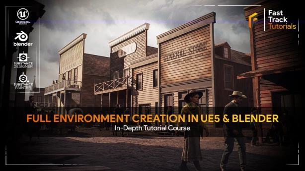 Full Environment Creation in UE5 & Blender