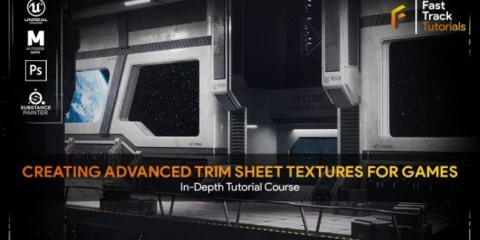 Creating Advanced Trim Sheet Textures for Games