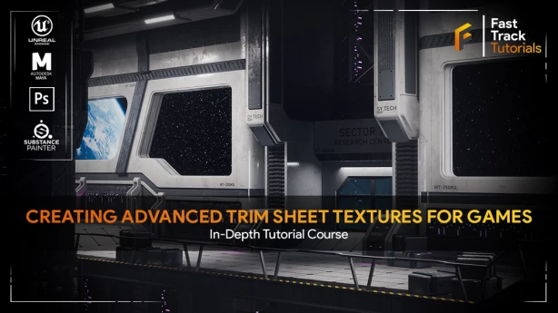 Creating Advanced Trim Sheet Textures for Games