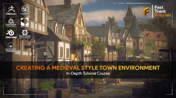Creating a Medieval Town Environment