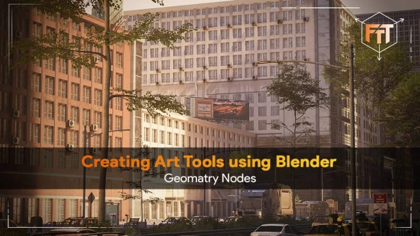 Creating Art Tools using Blender Geometry Nodes