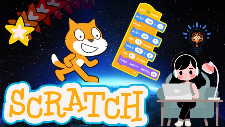 Full Scratch 3.0 Games & Animation : Beginner to Advanced