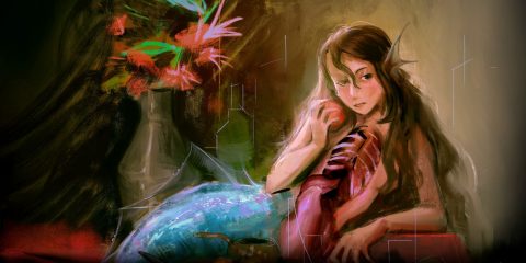 Experimental Digital Painting by Alice Mao