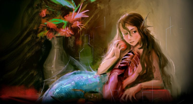 Experimental Digital Painting by Alice Mao