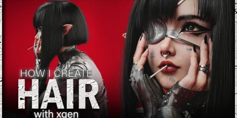 HOW I CREATE Hair with Xgen - Maya