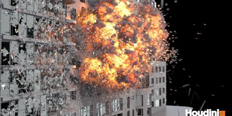 Houdini building destruction