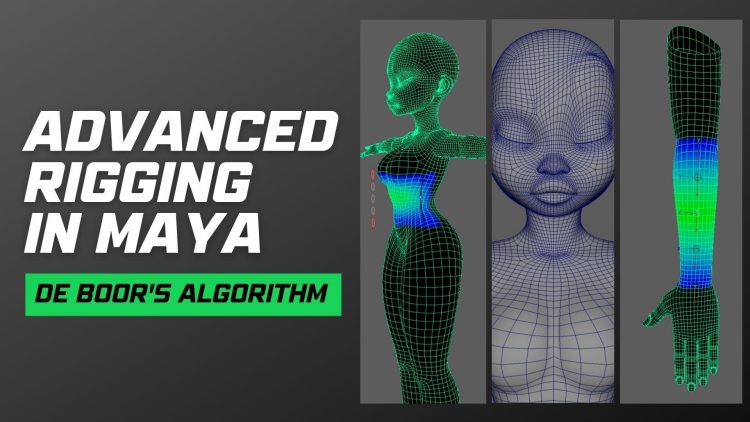 Advanced Rigging with De Boors Algorithm in Maya