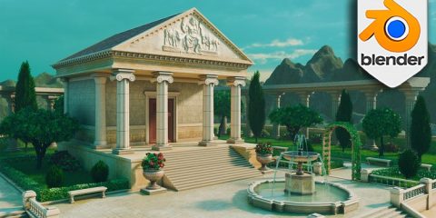 Stylized Blender 3D Environment: Greek Temple Workshop Stylized Blender 3D Environment: Greek Temple Workshop