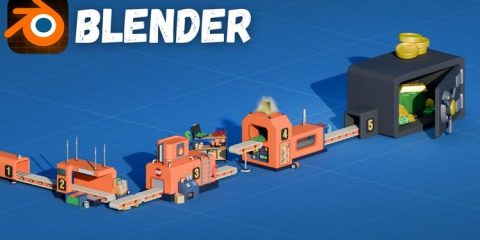 Blender in Practice: Creating a 3D Factory | 2025