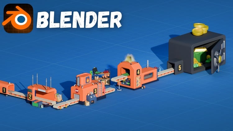 Blender in Practice: Creating a 3D Factory | 2025