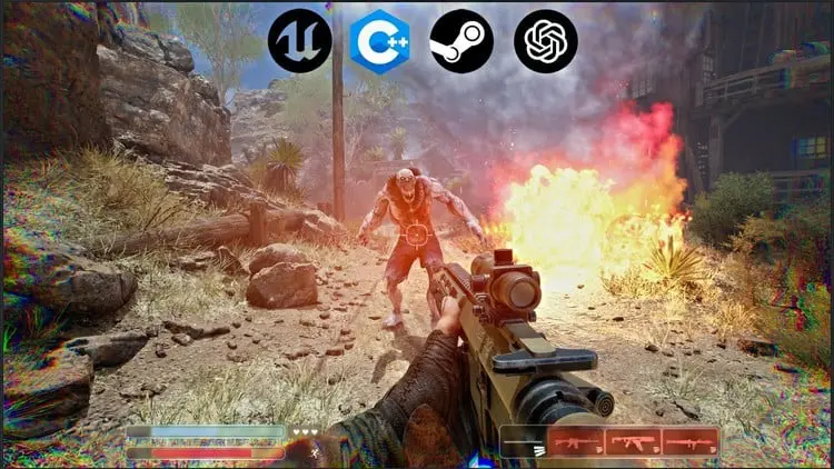 C++ Unreal Engine + AI Tools: Idea to Steam Release Game Dev
