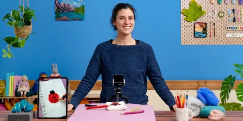 Stop Motion Animation with Needle Felting
