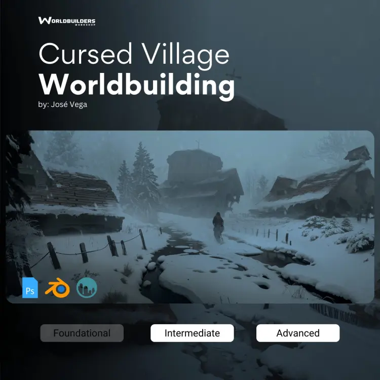 Environment Concept Art Cursed Village