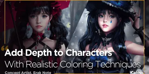 Realistic Character Art in a Traditional Painting Style