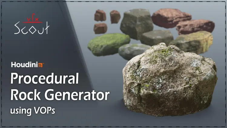 Procedural Rocks in Houdini using VOPs. Procedural Rocks in Houdini using VOPs.