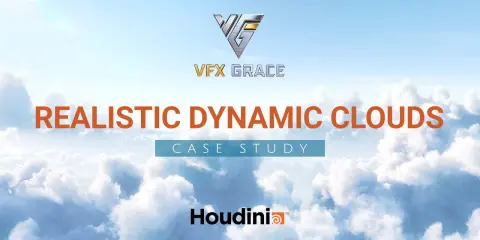 Realistic Dynamic Clouds Simulation | Houdini Tutorial