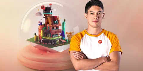 Creation of 3D Miniature Worlds with Procreate and Cinema 4D