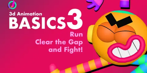 Animation Basics 03 | Run, Clear de Gap and Fight!