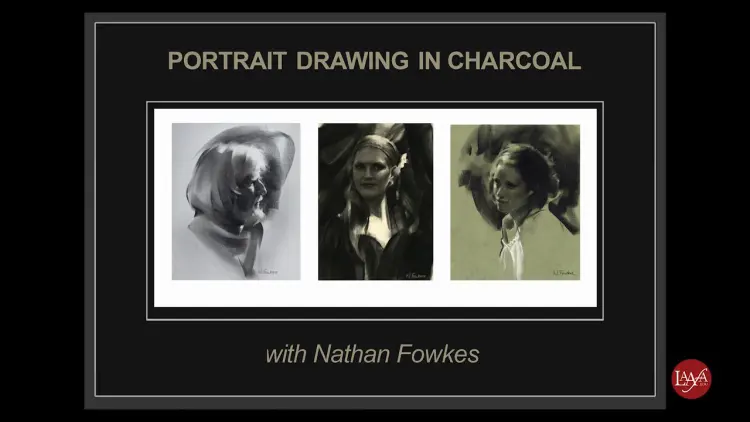 Portrait Drawing in Charcoal