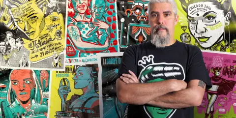 Illustrated Rock Posters