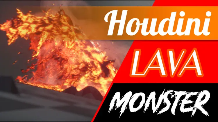 Houdini Snake Lava Monster Project Houdini Snake Lava Monster Project