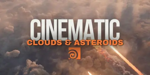 Cinematic Clouds & Asteroids Houdini Course Chapter One