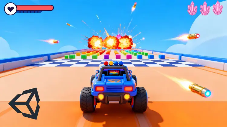 Build a 3D Endless Driving & Shooting Game in Unity