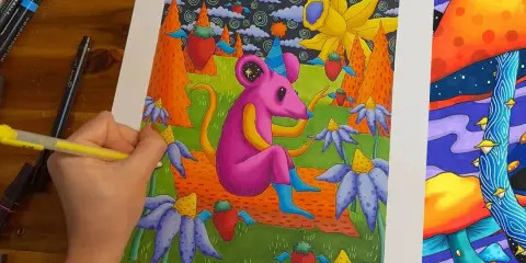 Introduction to Prismacolor Markers with Hannah Bunzey