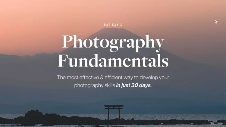 30 Day Photography Fundamentals Accelerator