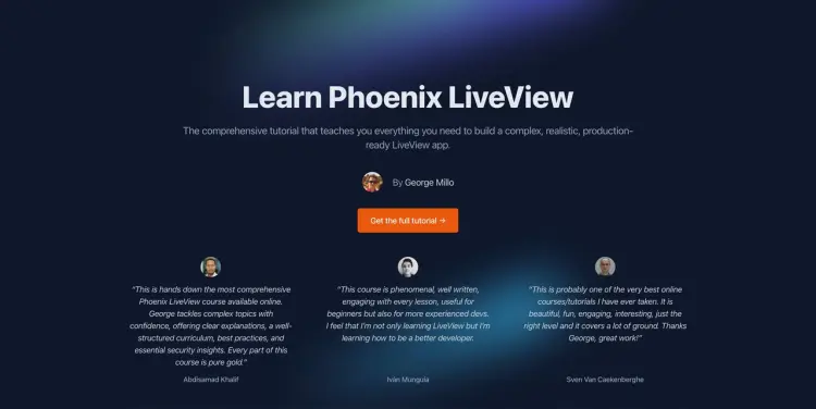 Learn Phoenix LiveView