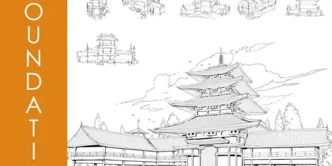 Foundation Patreon - Environment Sketching with 3D Primitives: Japanese Temple with Dave Sarabia