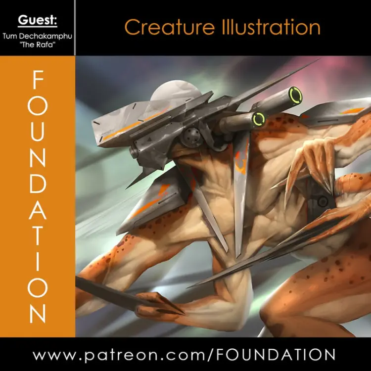 Foundation Patreon – Creature Illustration with Tum Dechakamphu Foundation Patreon - Creature Illustration with Tum Dechakamphu