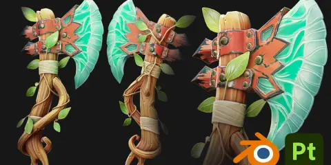 Stylized Game Asset Course. Blender & Substance Painter 2026 Stylized Game Asset Course. Blender & Substance Painter 2026