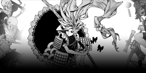 Drawing Monochromatic Characters Using Lineart