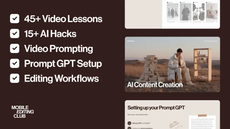 Mobile Editing Club – Branded AI Editing Course