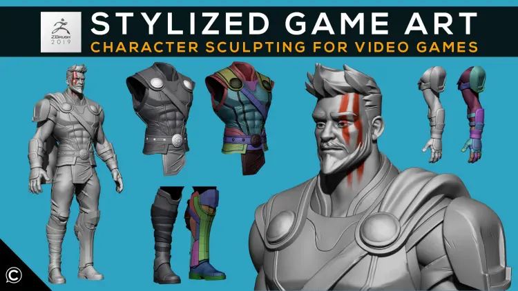 Stylized Game Art: Character Sculpting for Video Games