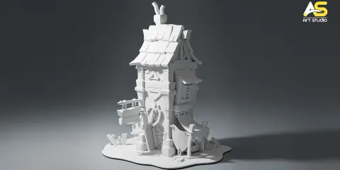 Modeling A Game Asset Castle In Blender